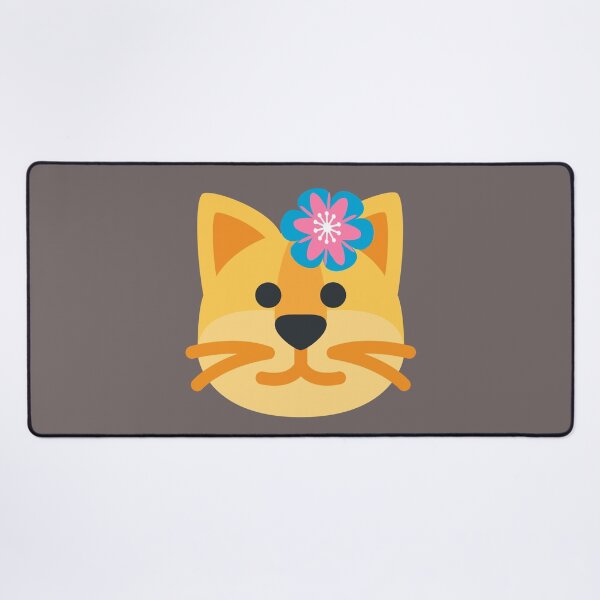 Item preview, Feline face with flower. Sweet feline, sweet kitty. designed and sold by EMIPRINCESS.