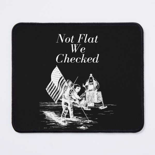 Item preview, Not Flat We Checked designed and sold by yassminishop.