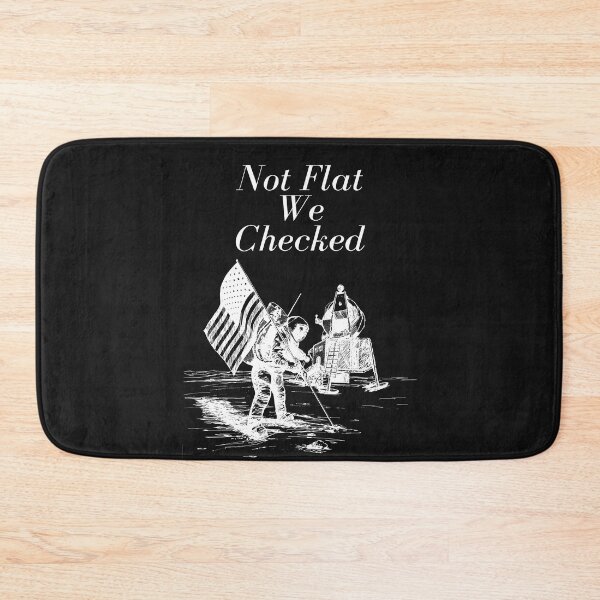 Item preview,  Not Flat We Checked designed and sold by yassminishop.