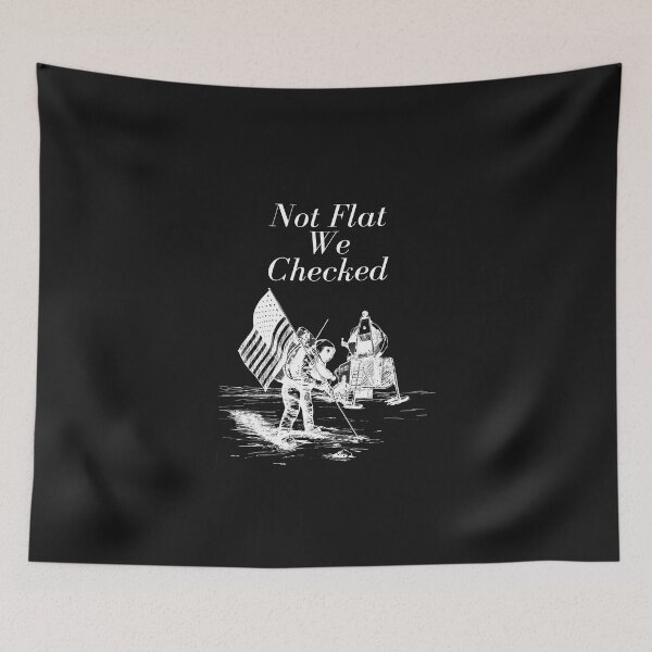 Item preview,  Not Flat We Checked designed and sold by yassminishop.