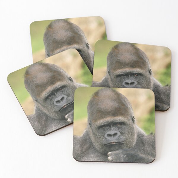 Item preview, Lowland Gorilla Thinking designed and sold by ScienceSource.