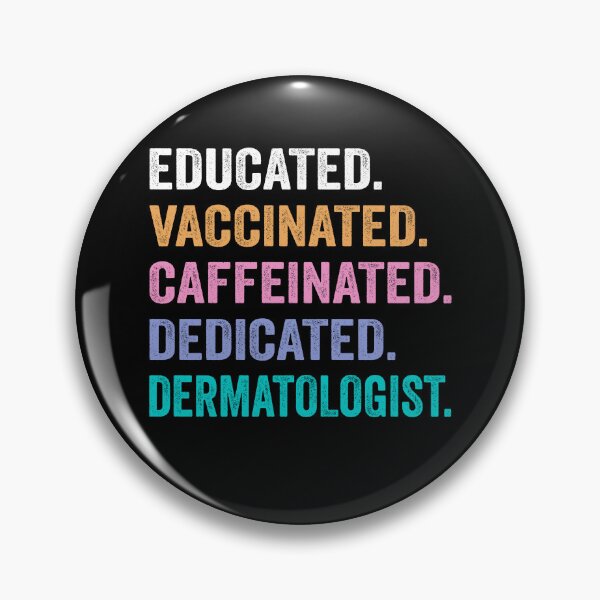 Item preview, Educated Vaccinated Caffeinated Dedicated dermatologist shirt, Funny dermatologist Christmas Gift designed and sold by xlnv.