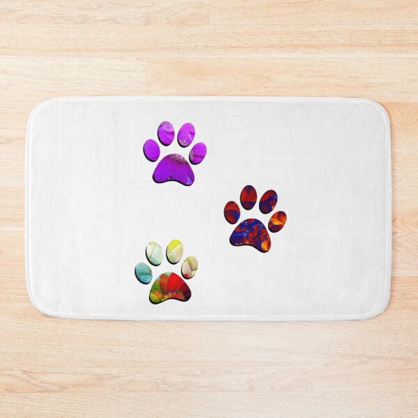 Item preview, Floral Paw Print Trio designed and sold by DonmedPro1.