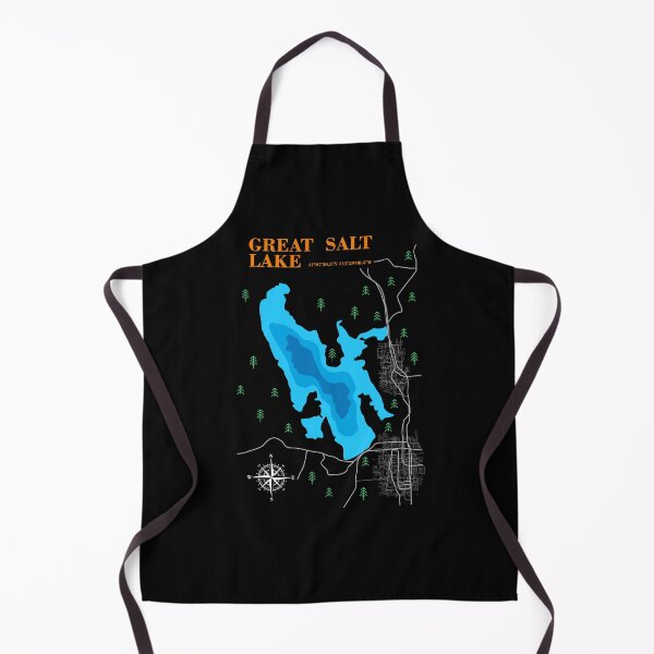 Item preview, Great Salt Lake Map designed and sold by IvonDesign.