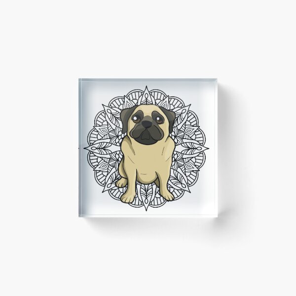 Item preview, Pug Mandala designed and sold by Ahenix.