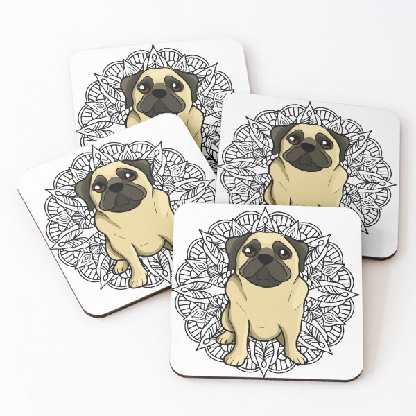 Item preview, Pug Mandala designed and sold by Ahenix.