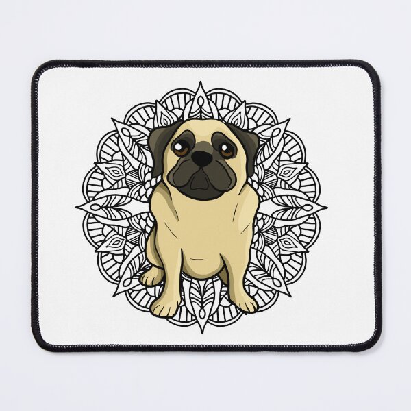 Item preview, Pug Mandala designed and sold by Ahenix.