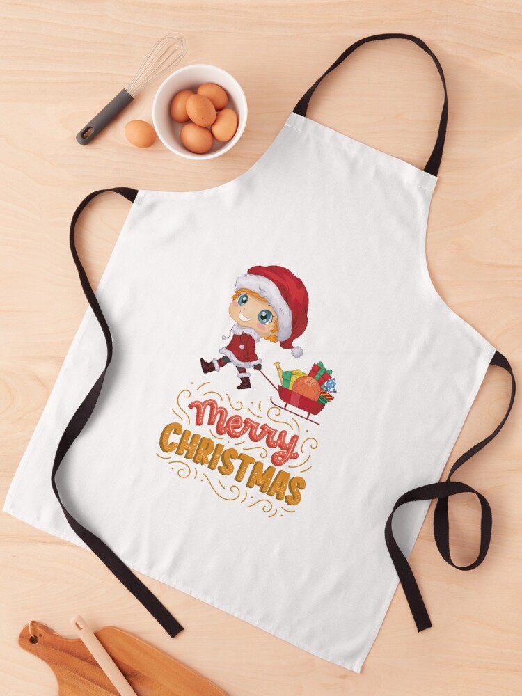 Thumbnail 1 of 6, Apron, MERRY CHRISTMAS  designed and sold by IsaCria.