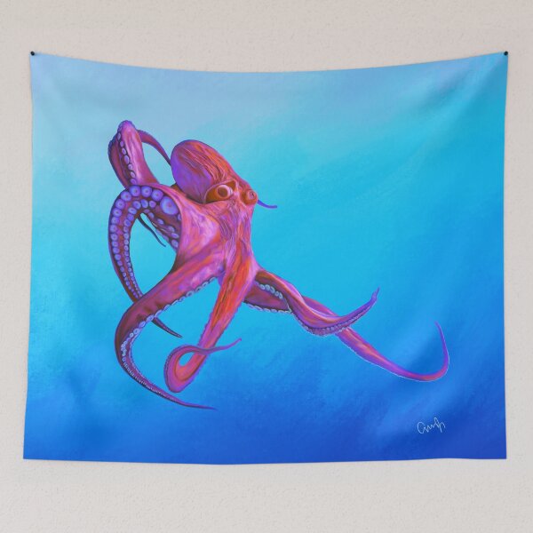 Item preview, Gorgeous Octopus. Beautiful sea creature, Highly intelligent and beautiful too designed and sold by PlumpPlumStudio.