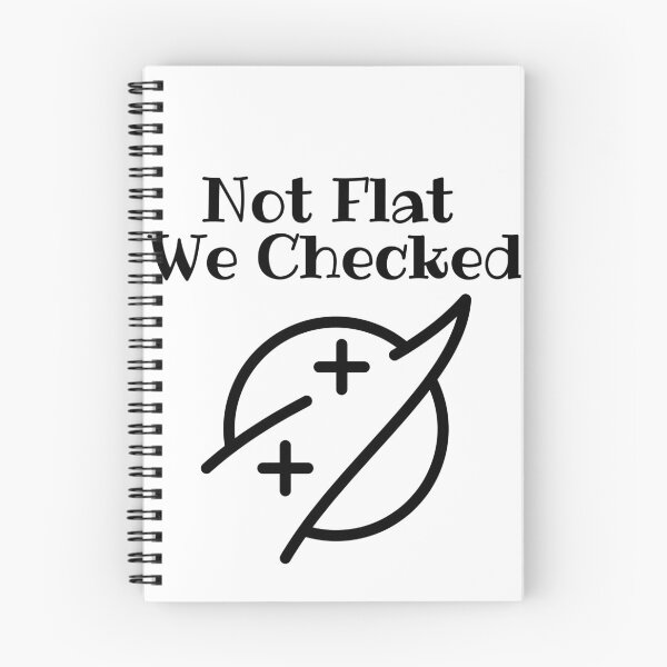 Item preview, Not Flat We Checked designed and sold by yassminishop.