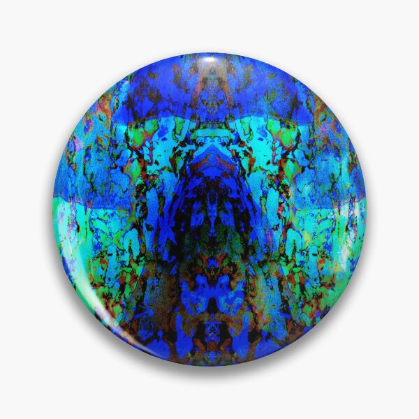 Item preview, The Blue Visitor Awaits SCIFI Abstract art work designed and sold by EdwardMonet.