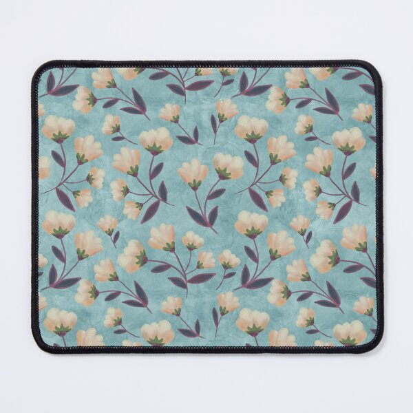 Item preview, Magnolia Teal Fresco Seamless Pattern designed and sold by Cedarrue.