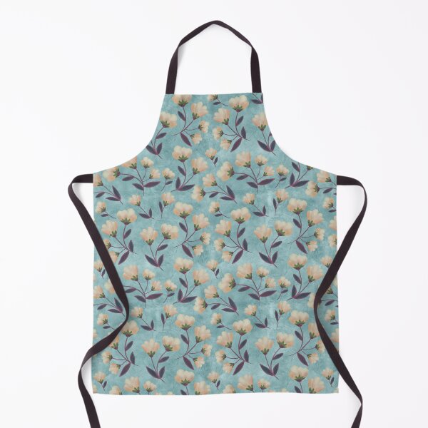 Item preview, Magnolia Teal Fresco Seamless Pattern designed and sold by Cedarrue.