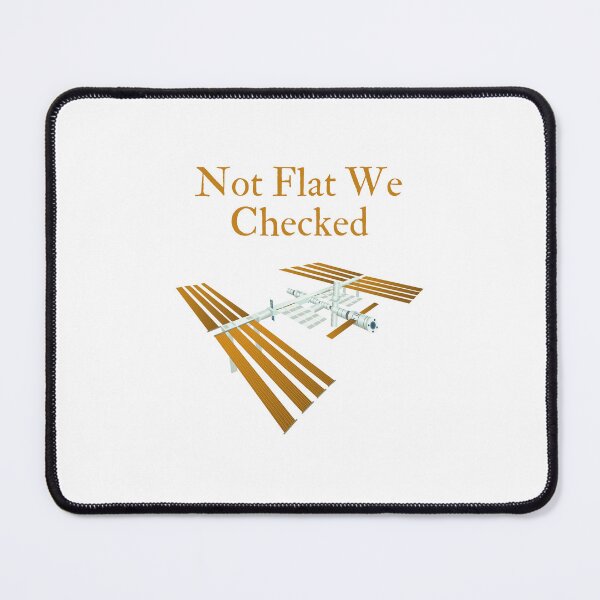 Item preview, Not Flat We Checked designed and sold by yassminishop.