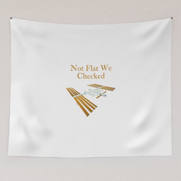 Item preview,  Not Flat We Checked designed and sold by yassminishop.