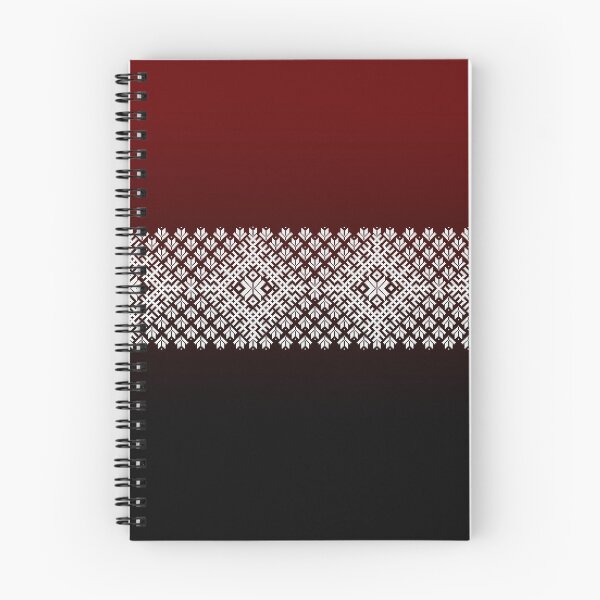 Item preview, Red Black and White Latvian Lielvarde Belt motif designed and sold by Ilze Lucero.