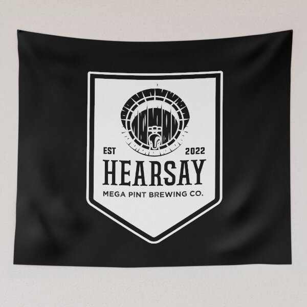 Item preview, Hearsay Brewing Company - Hearsay Brewing Co  court quote  designed and sold by Raiko-art.