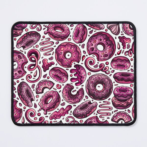 Item preview, Purple doughnut pattern designed and sold by DoodlesnPoodles.