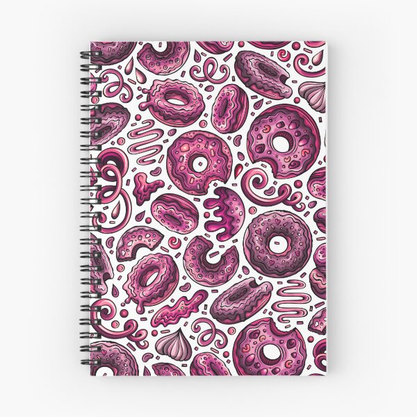 Item preview, Purple doughnut pattern designed and sold by DoodlesnPoodles.
