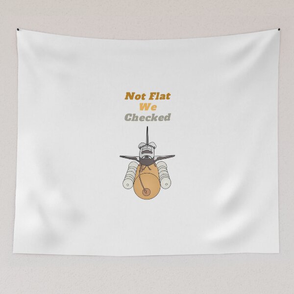 Item preview,  Not Flat We Checked designed and sold by yassminishop.