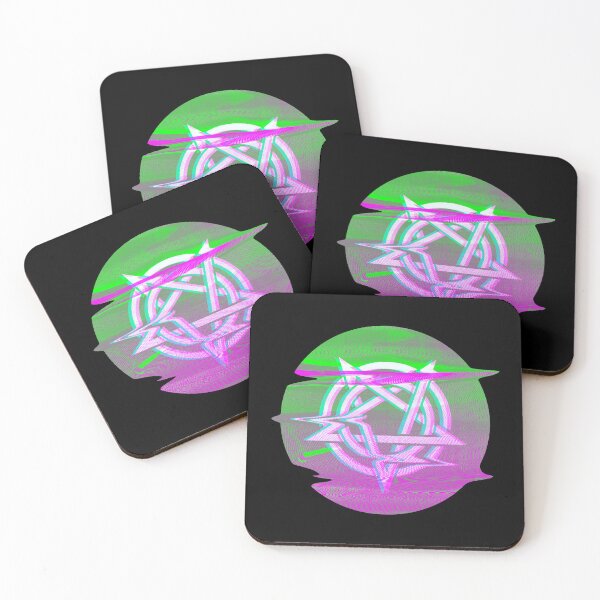 Item preview, Static Distorted Glitch Pentagram designed and sold by BetterDaze.