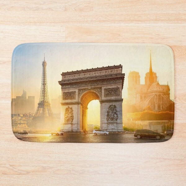 Item preview, Paris France - the Eiffel Tower, Arc de Triomphe, Notre Dame designed and sold by RegaloRepublic.