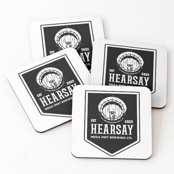 Item preview, Hearsay Brewing Company - Hearsay Brewing Co  court quote  designed and sold by Raiko-art.
