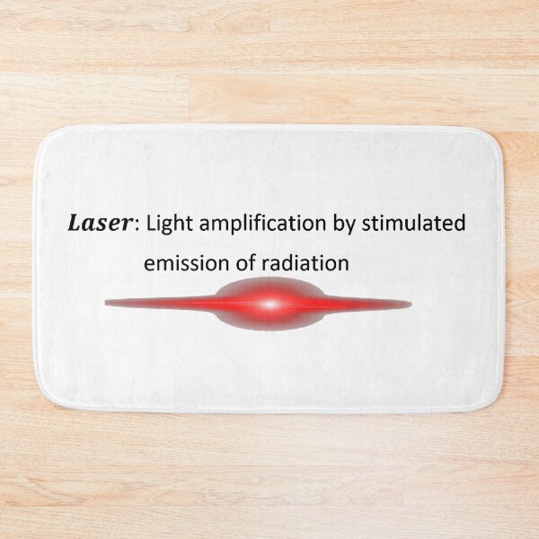 Item preview, Laser definition, light amplification by stimulated emission of radiation designed and sold by NoetherSym.