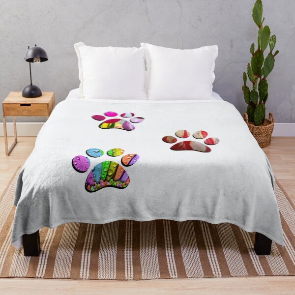 Item preview, Floral Paw Print Trio designed and sold by DonmedPro1.