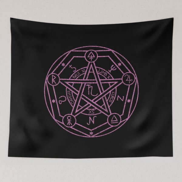 Item preview, Occult, Ritual Circle, Alchemy Symbol, Heptagon, Star, Esoteric Design 006 designed and sold by Proverbial Wisdom Design.