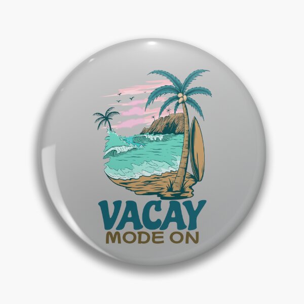 Item preview, Vacay Mode On Funny Vacation Beach Lover designed and sold by SharpThreadZ.