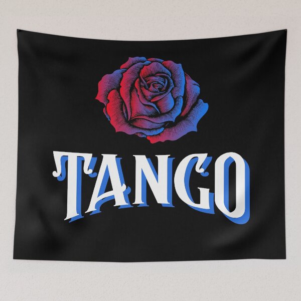 Item preview, Rose Tango Edgy Fileteado Inspired Art designed and sold by infinitetango.