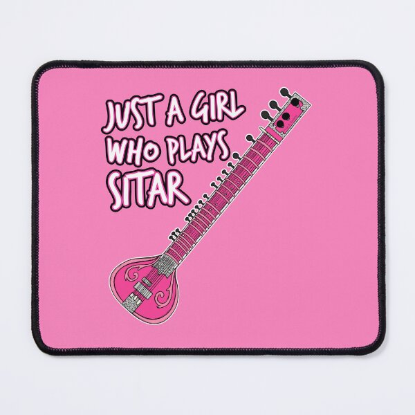 Item preview, Just A Girl Who Plays Sitar Female Sitarist designed and sold by doodlerob.