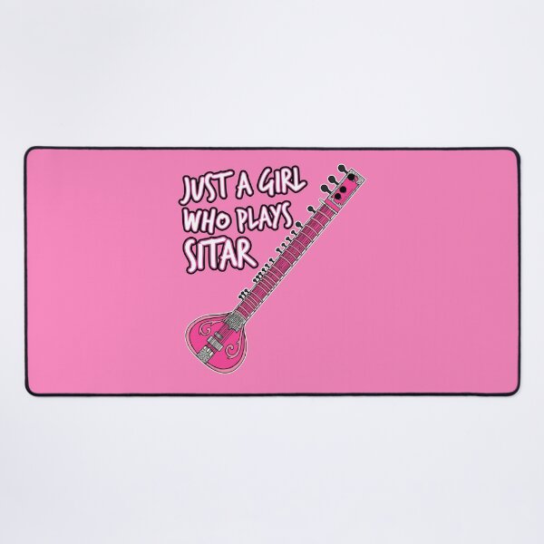Item preview, Just A Girl Who Plays Sitar Female Sitarist designed and sold by doodlerob.