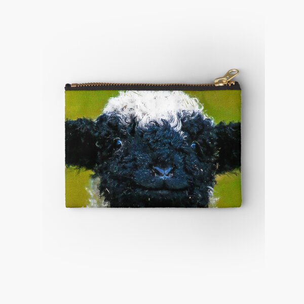 Item preview, Swiss Valais Blacknose Sheep, Black Faced Sheep, Cute Baby Farm Animal, Walliser Schwarznasenschaf, Cute Fluffy Sheep designed and sold by Paintcorner.