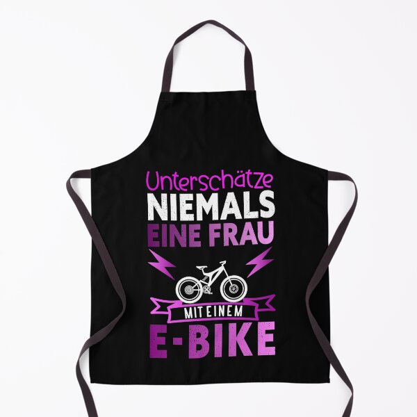 Item preview, Never underestimate a woman with an e-bike bike bmx mtb bike designed and sold by Gordenwear.