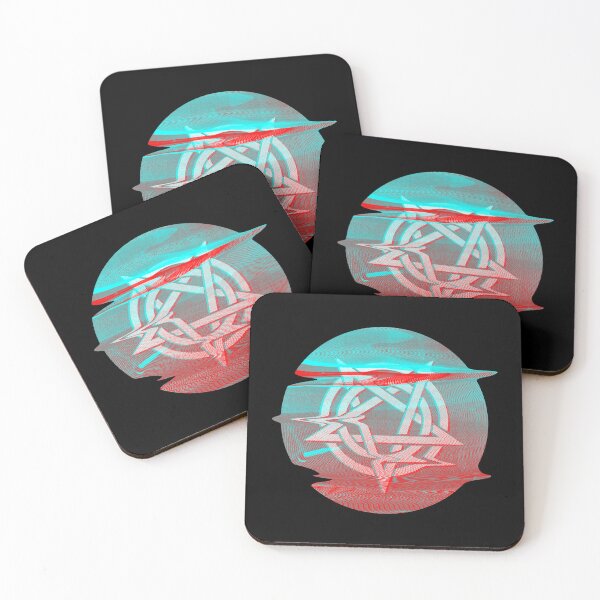 Item preview, Static Distorted Glitch Pentagram designed and sold by BetterDaze.