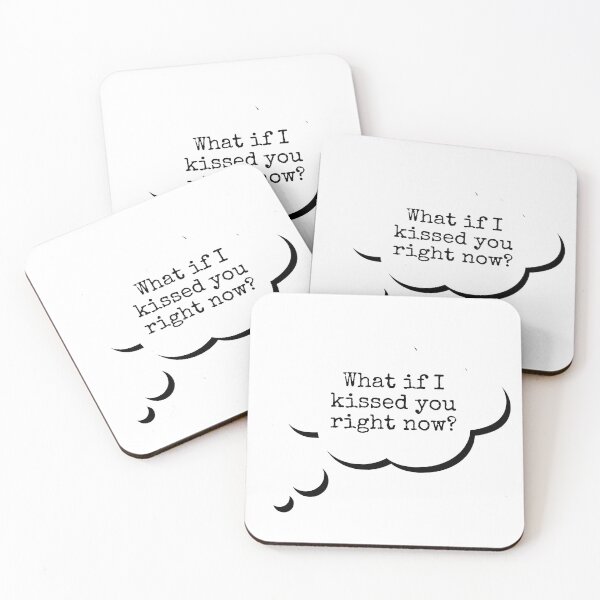 Item preview, Drake - lyrics - thought bubble - what if I kissed you right now?  designed and sold by itsmemaytal.