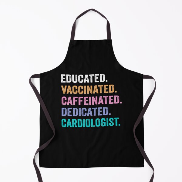Item preview, Educated Vaccinated Caffeinated Dedicated cardiologist shirt, Funny cardiologist Christmas Gift designed and sold by xlnv.