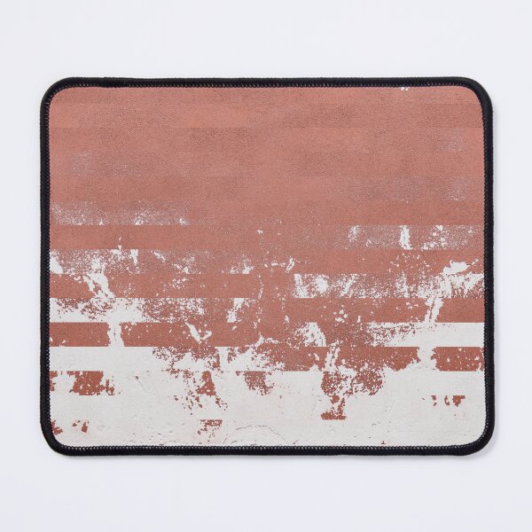 Item preview, Subtle - Pink and white stripes textured abstract painting designed and sold by Printpix.