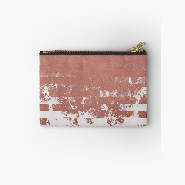 Item preview, Subtle - Pink and white stripes textured abstract painting designed and sold by Printpix.