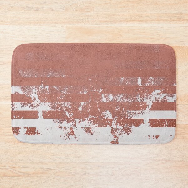 Item preview, Subtle - Pink and white stripes textured abstract painting designed and sold by Printpix.