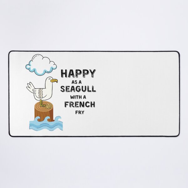 Item preview, Happy as a Seagull with a French Fry! designed and sold by ER-DESIGNS.