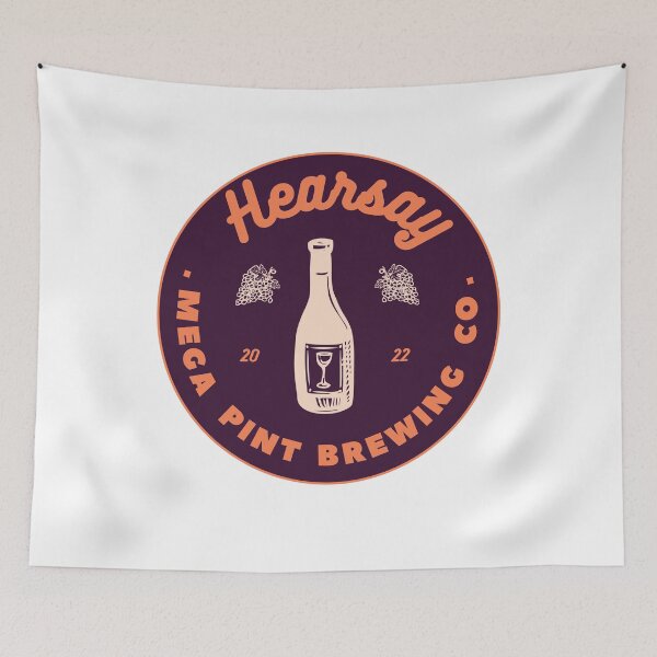 Item preview, Hearsay Brewing Company - Hearsay Brewing Co  court quote  designed and sold by Raiko-art.