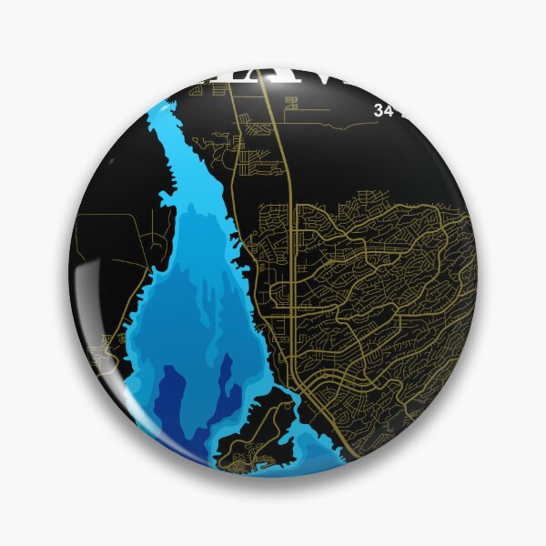 Item preview, Lake Havasu Map designed and sold by IvonDesign.
