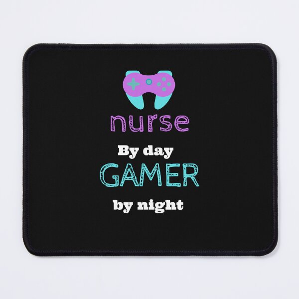 Item preview, nurse by day gamer by night designed and sold by yassminishop.