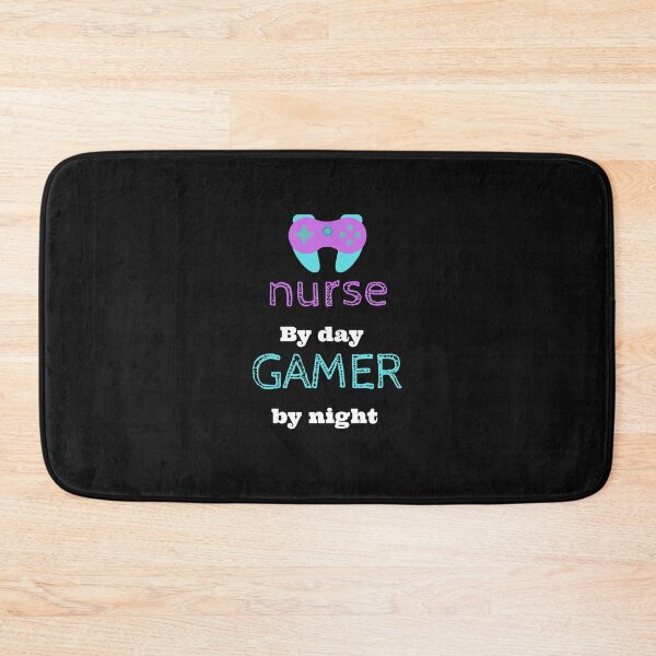 Item preview, nurse by day gamer by night designed and sold by yassminishop.