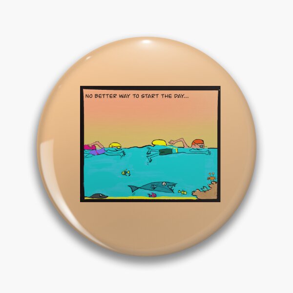 Item preview, Sunrise Swimming designed and sold by frenchnessie.