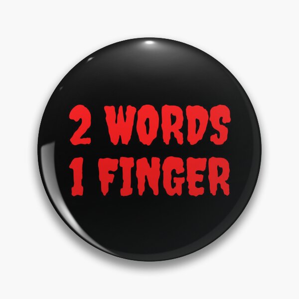 Item preview, 2 Words 1 Finger designed and sold by STIGPhotoDesign.