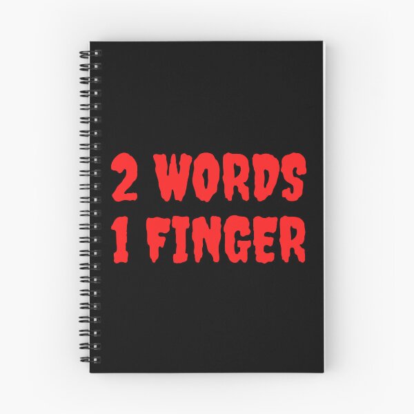 Item preview, 2 Words 1 Finger designed and sold by STIGPhotoDesign.